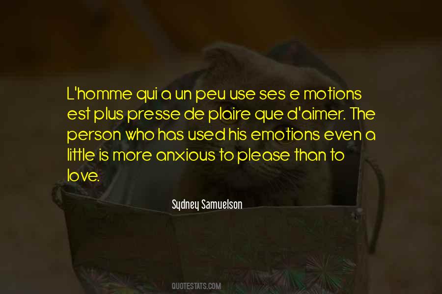 Quotes About Emotion Love #124915