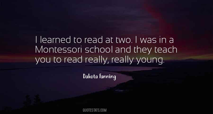 Montessori School Quotes #1836548