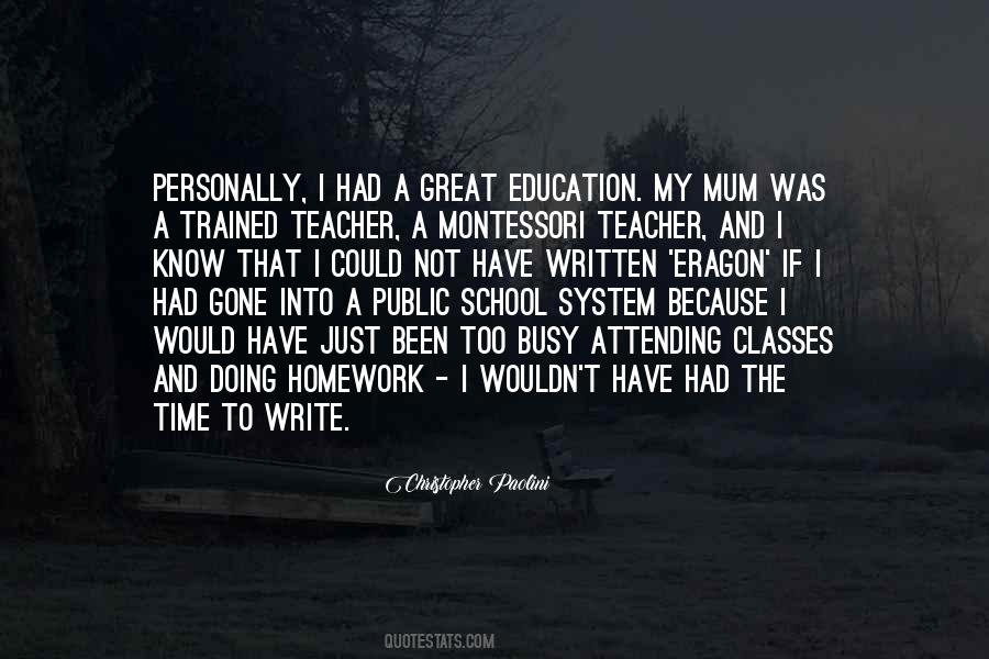 Montessori School Quotes #982956