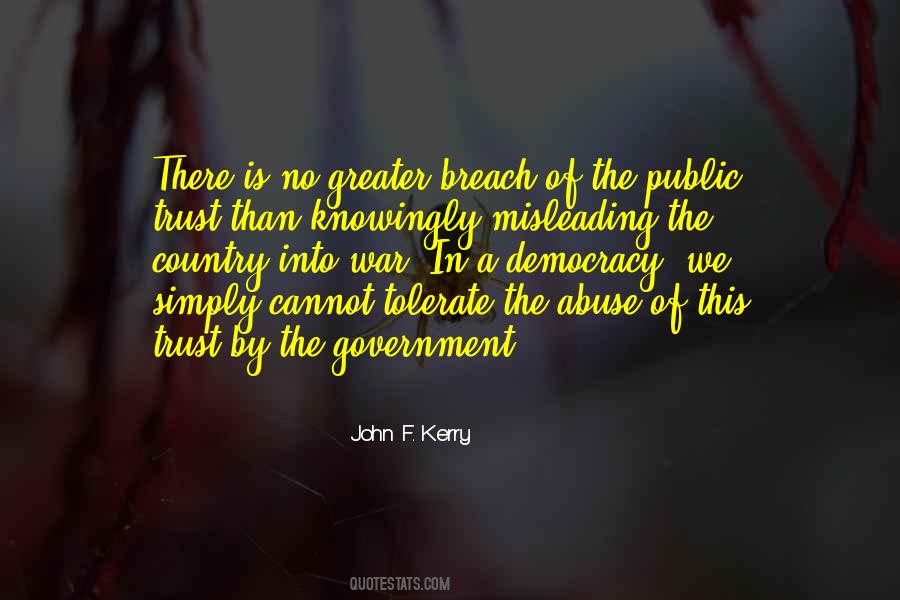 Quotes About Breach Of Trust #1376617