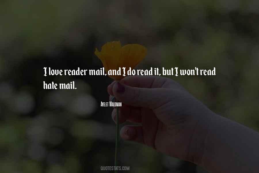 Quotes About Hate Mail #1728982