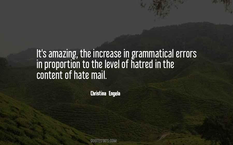 Quotes About Hate Mail #992412