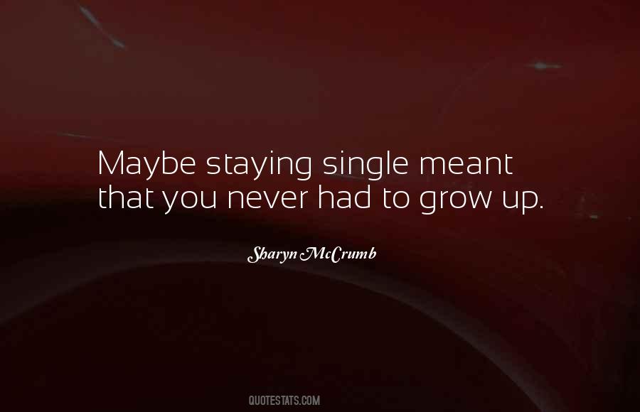 Quotes About Singles #1050412