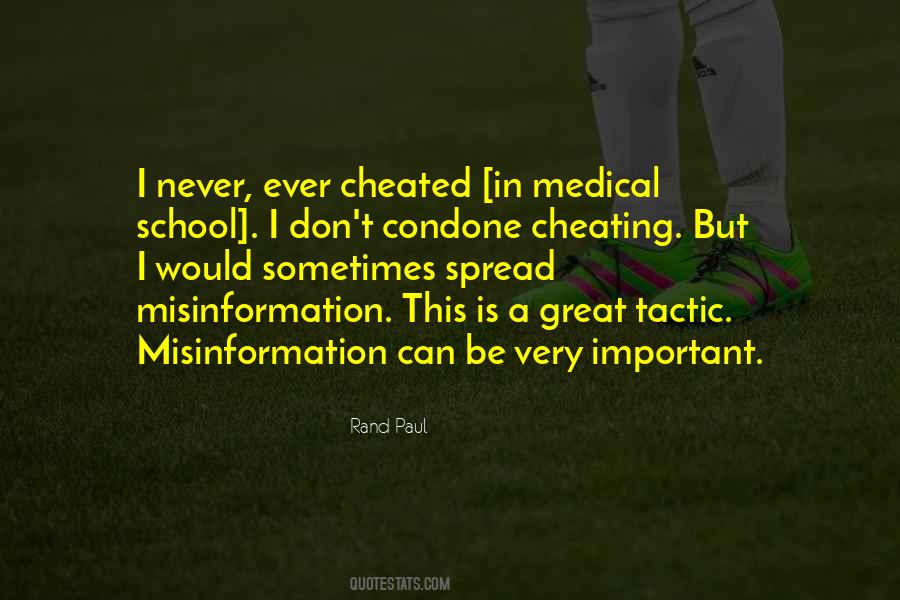 Quotes About Cheating In School #744999