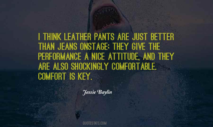 Quotes About Leather Pants #18479