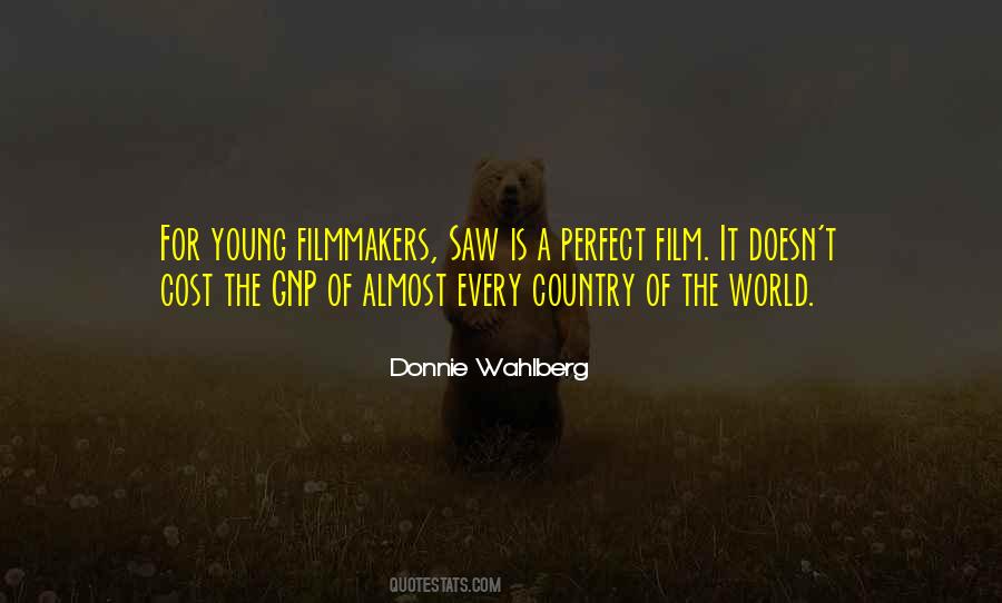 Quotes About Young Filmmakers #244207