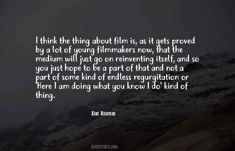 Quotes About Young Filmmakers #419402