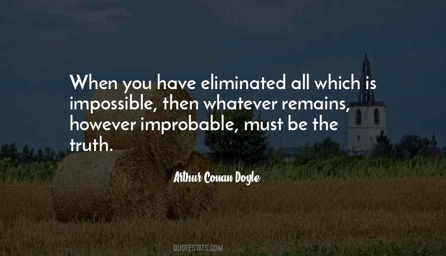 However Improbable Quotes #1425479