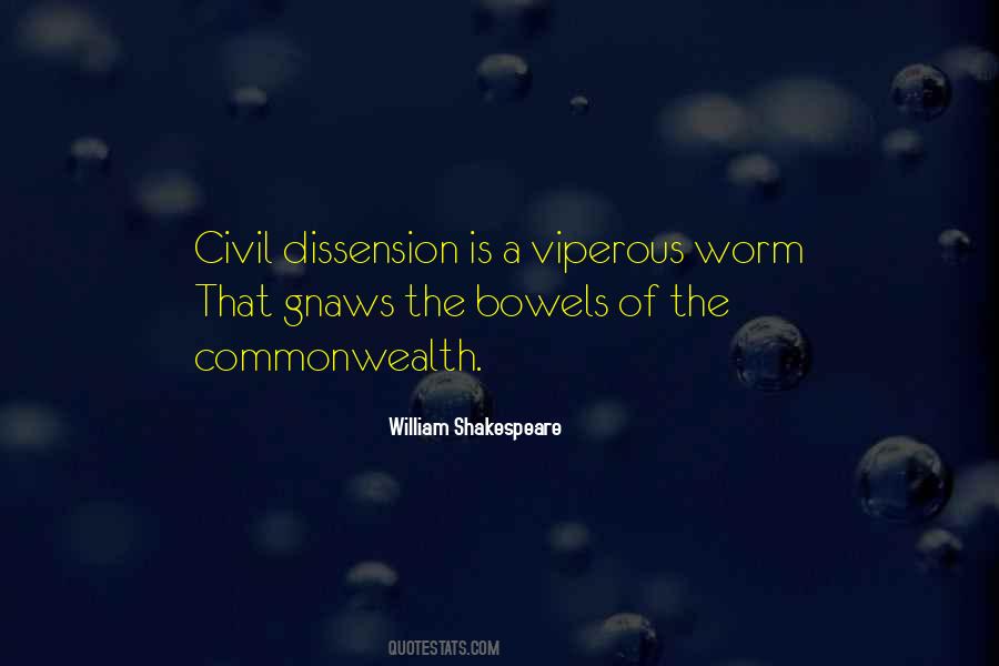 Quotes About Dissension #1157080