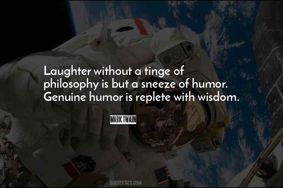 Quotes About Genuine Laughter #1201671