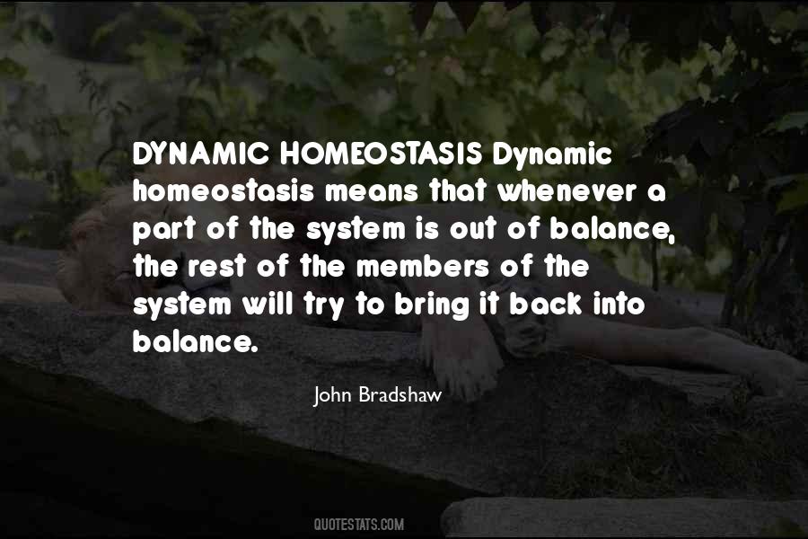 Quotes About Homeostasis #1872088