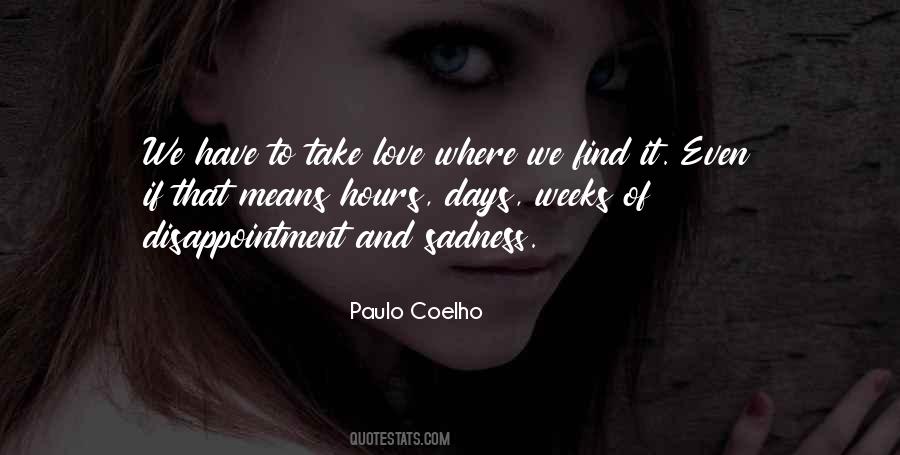 Quotes About Sadness And Love #122929