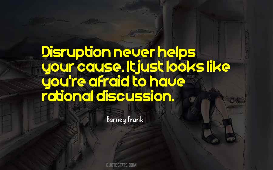 Quotes About Disruption #332052