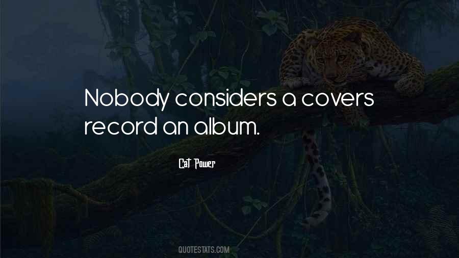 Quotes About Album Covers #1328474