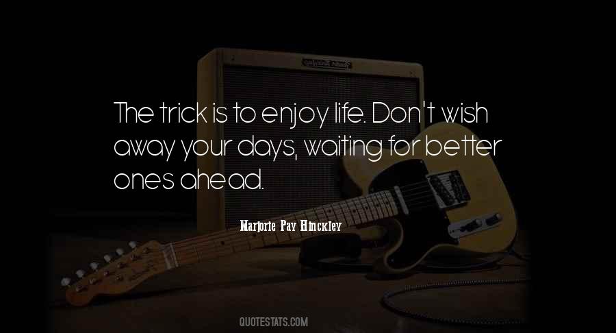 Quotes About Enjoy Life #1377087