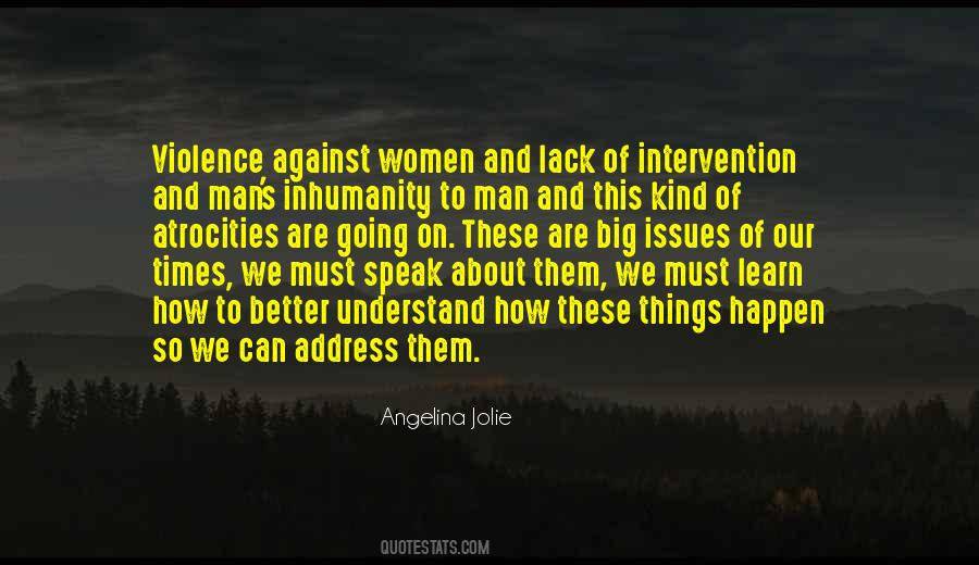 Violence Against Women Quotes #1235753