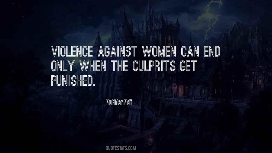 Violence Against Women Quotes #1651304