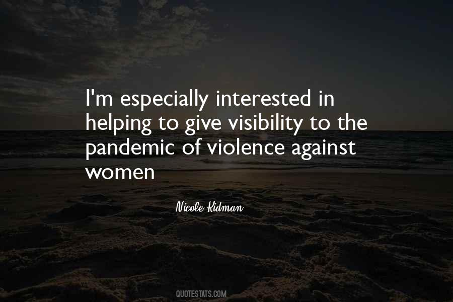 Violence Against Women Quotes #682170