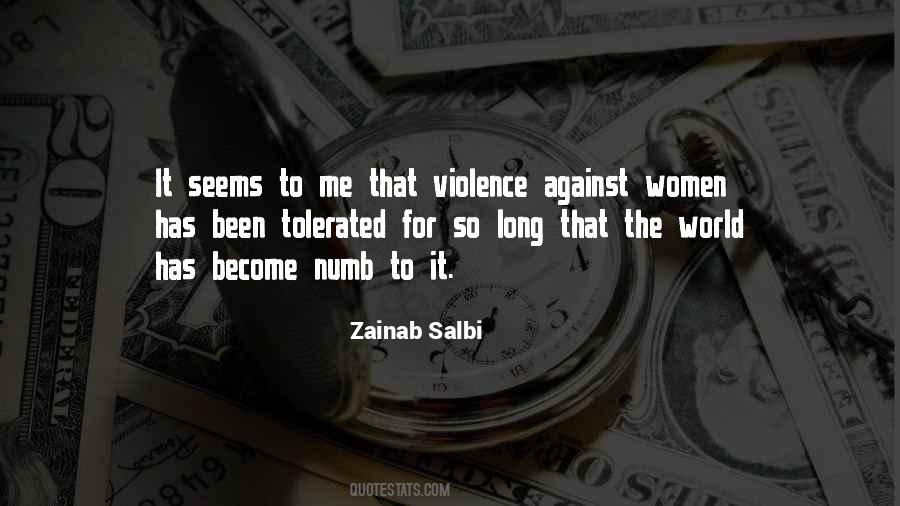 Violence Against Women Quotes #685380
