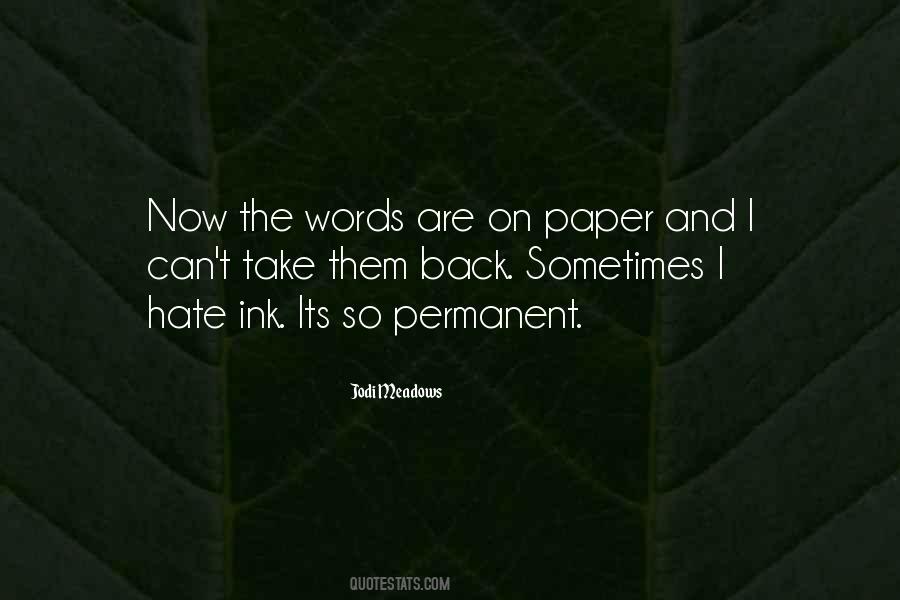 Quotes About Words #1861817