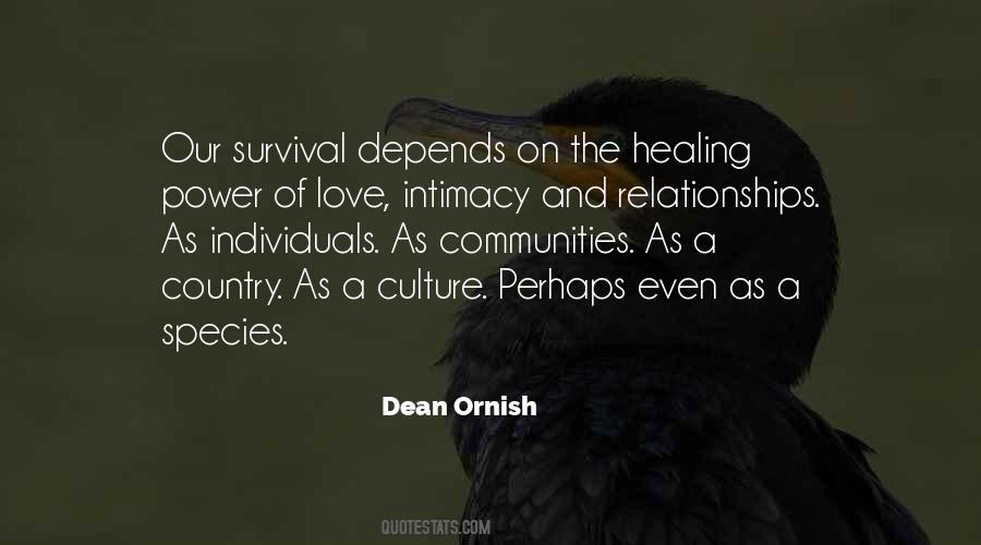 Quotes About Survival Of Love #181441