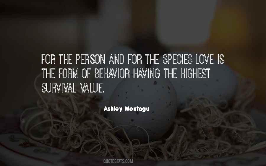 Quotes About Survival Of Love #1865763