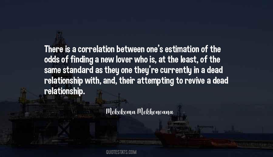 Quotes About Correlation #582190
