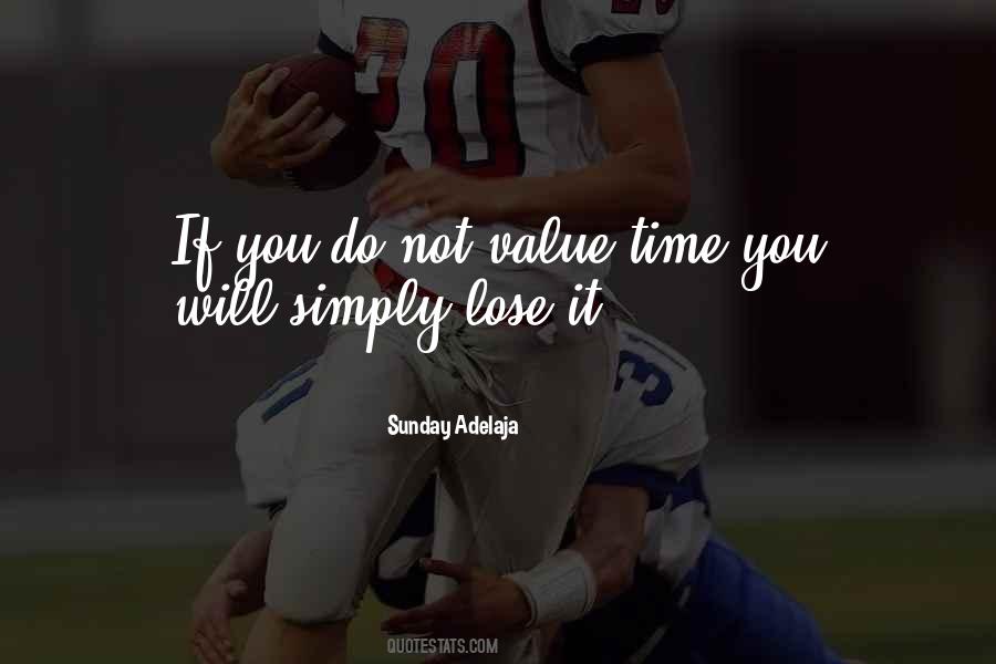 Value Time Quotes #561523