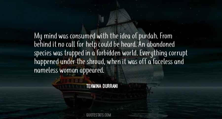 Faceless Woman Quotes #1345118