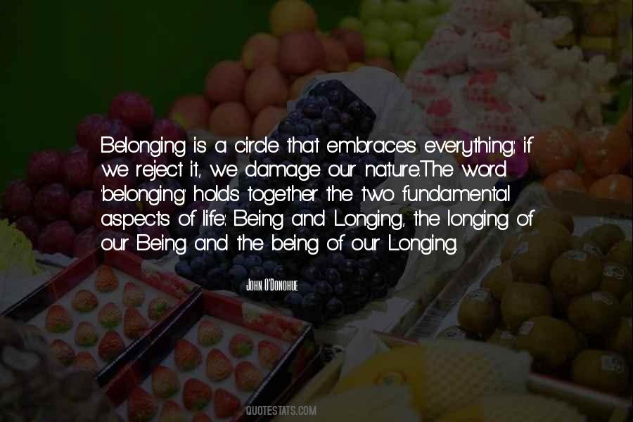 Quotes About Belonging Together #1244218