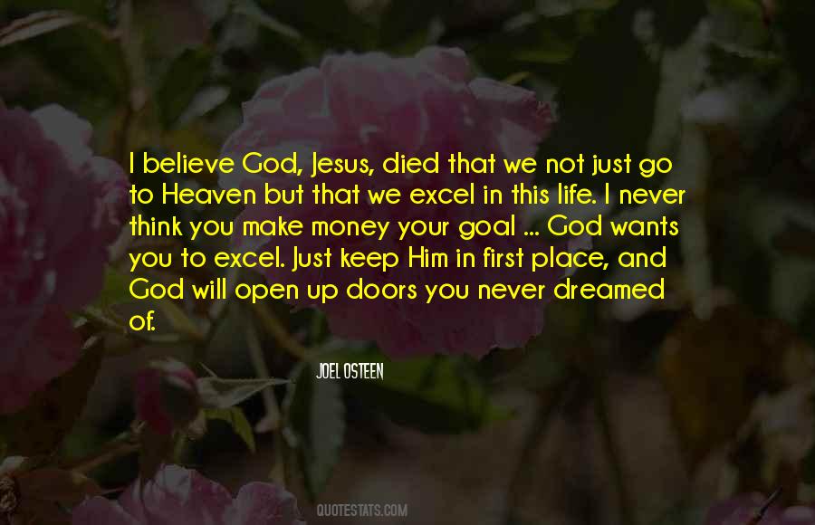 I Believe In Him Quotes #593173