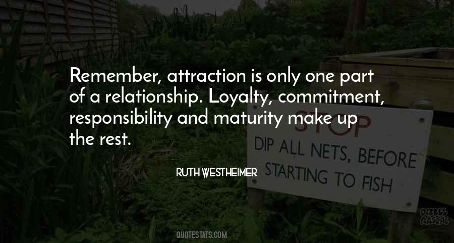 Quotes About Maturity And Responsibility #816380