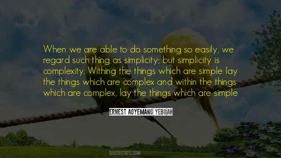 Quotes About Simplicity #1835862