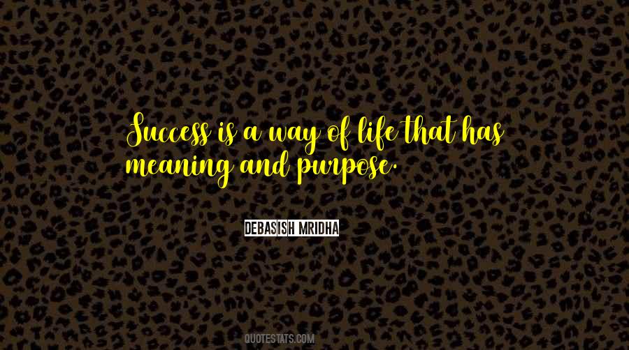 Quotes About Meaning Of Success #518478