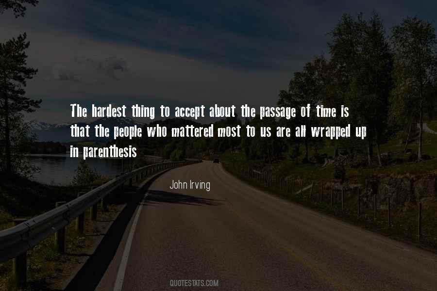 Quotes About Passage Of Time #1047590