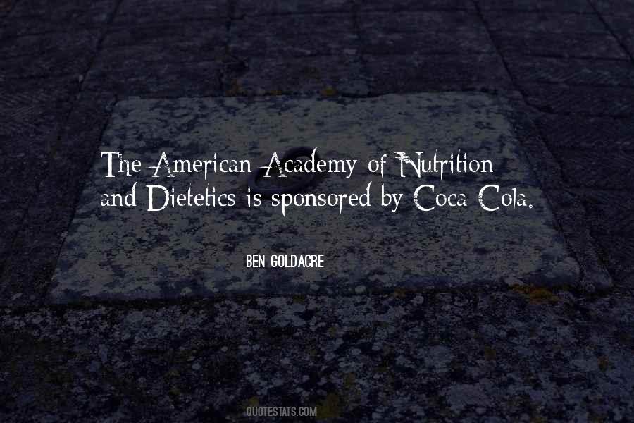 Quotes About Dietetics #566424