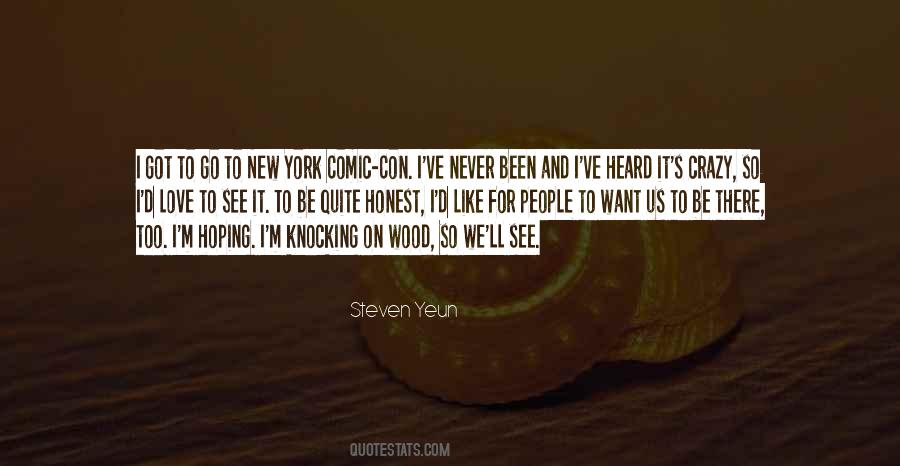 Quotes About Comic Con #1088418