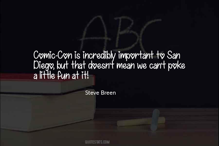 Quotes About Comic Con #1563850