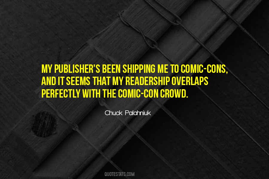 Quotes About Comic Con #638541