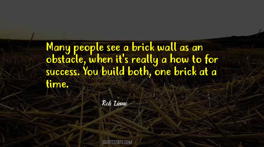 Obstacle To Success Quotes #1620044