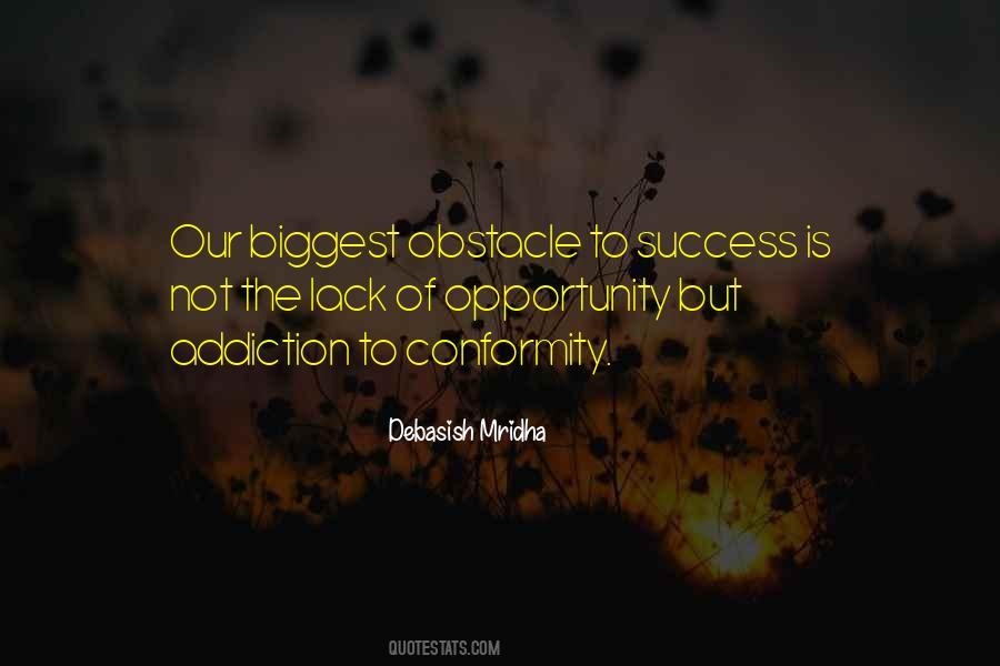 Obstacle To Success Quotes #1664814