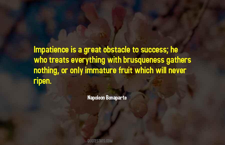 Obstacle To Success Quotes #217874