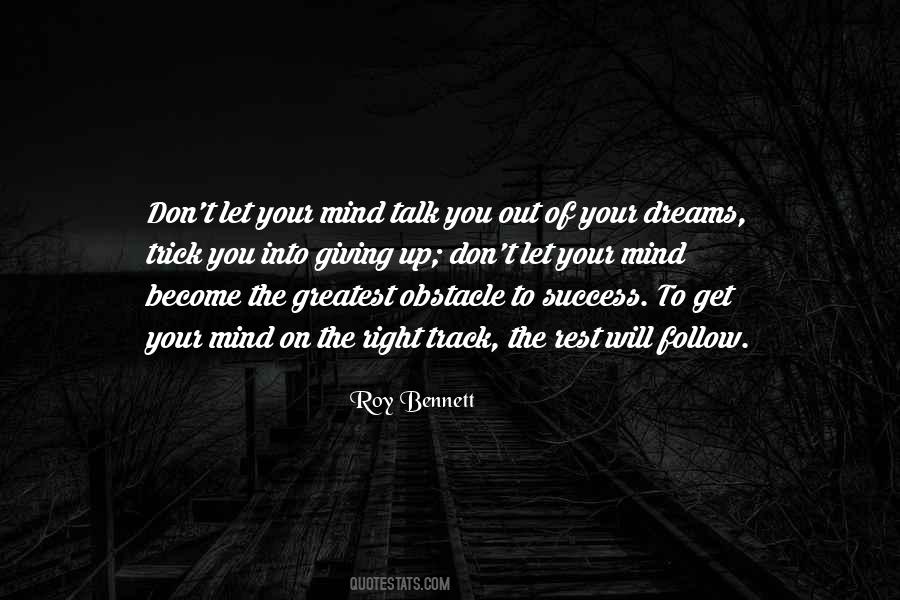 Obstacle To Success Quotes #403927