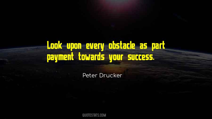 Obstacle To Success Quotes #915560