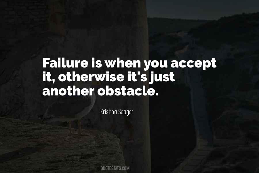 Obstacle To Success Quotes #924533