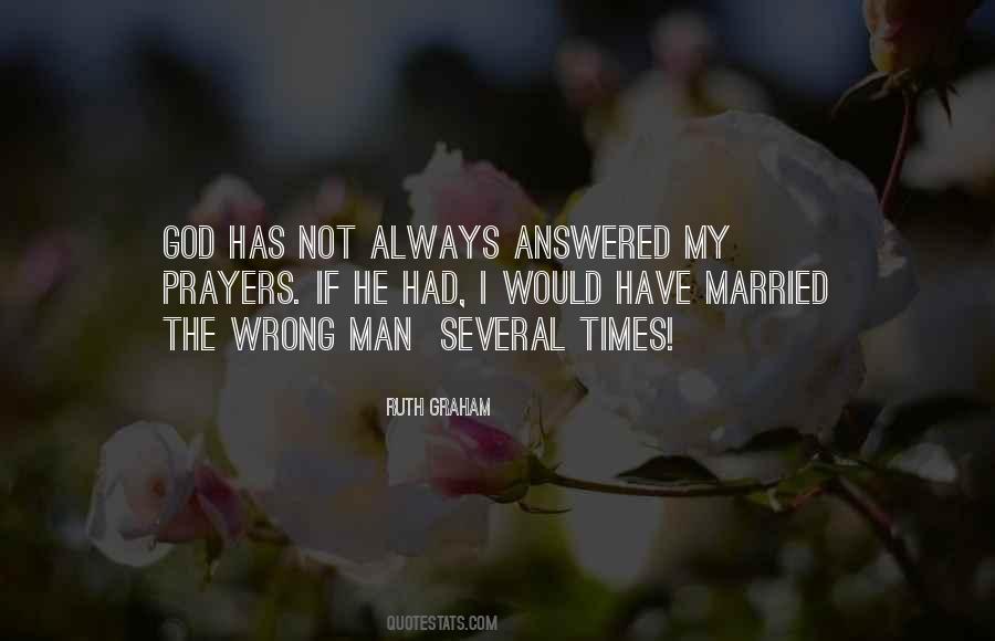 Answered Prayers God Quotes #1574662