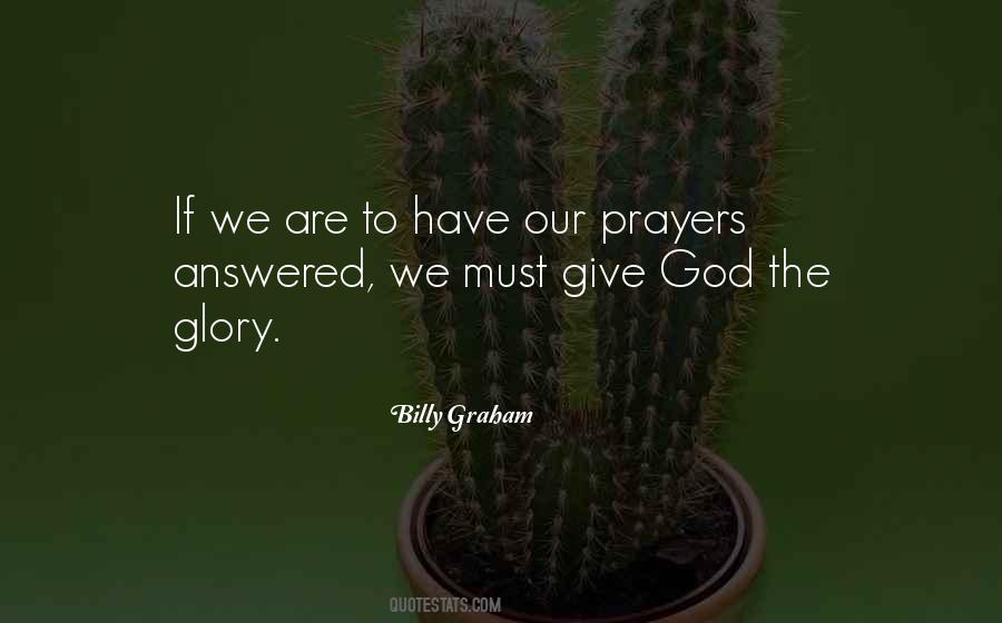 Answered Prayers God Quotes #1782094