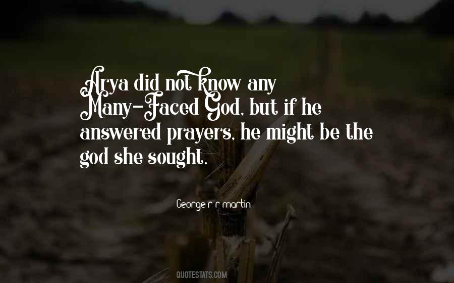 Answered Prayers God Quotes #208896