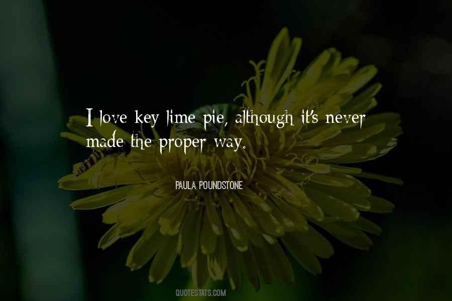 Quotes About Key Lime Pie #211737