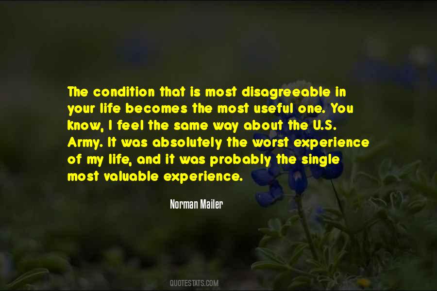 Quotes About Worst Experience #1014199